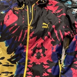 PUMA Tie-dye Windbreaker